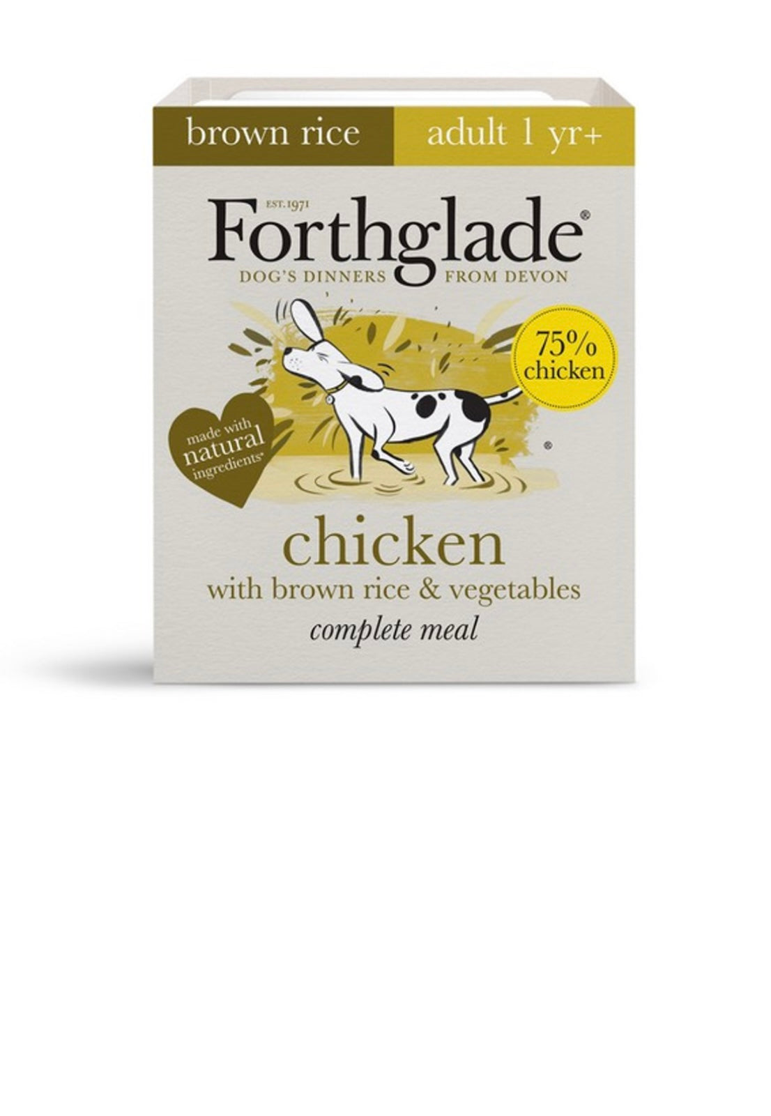 Forthglade - Chicken with Brown Rice &Vegetable (395g)