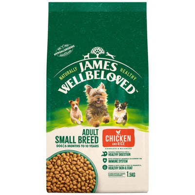 James Wellbeloved - Small Breed Chicken & Rice (7.5kg)