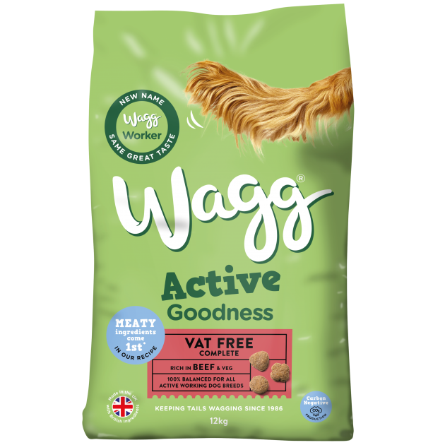 Wagg - Active Goodness Adult Complete Beef Dinner (12kg)