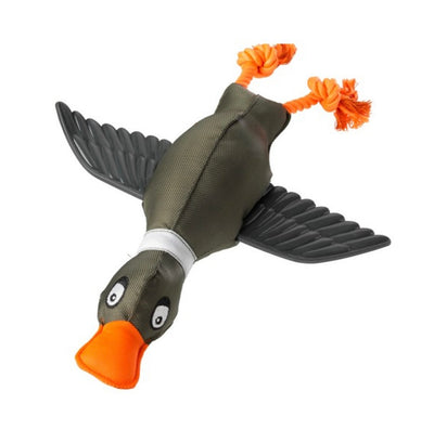 House of Paws - Khaki Duck Thrower with TPR wings