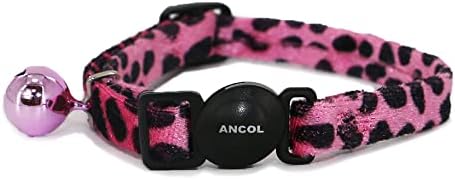 Ancol - Cat Collar Leopard Print Pink (20-30cm)