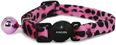 Ancol - Cat Collar Leopard Print Pink (20-30cm)