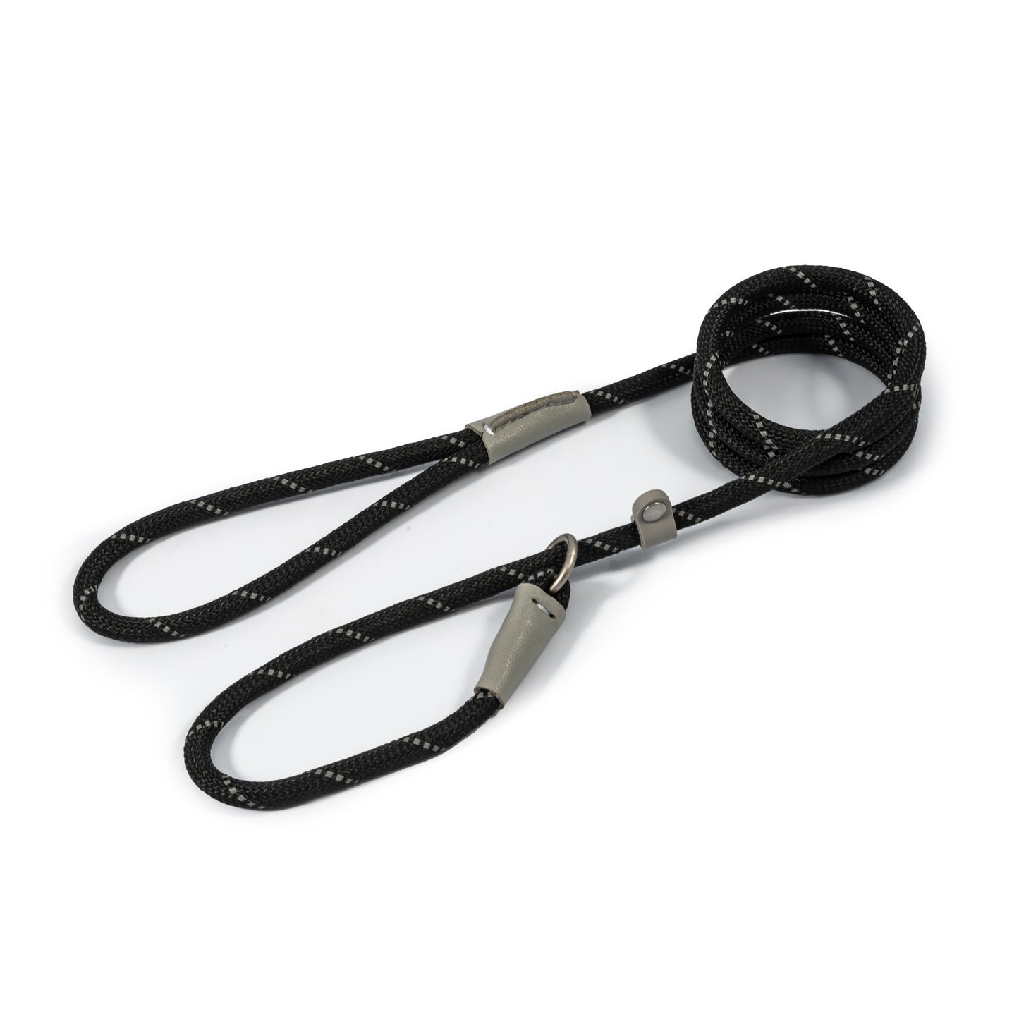 Ancol - Viva Rope Slip Reflective Black (1.5mx12mm)