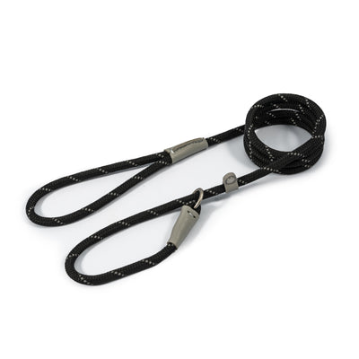 Ancol - Viva Rope Slip Reflective Black (1.5mx12mm)