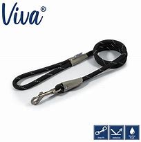 Ancol - Viva Rope Lead Reflective Black (1.07mx120mm 50KG)