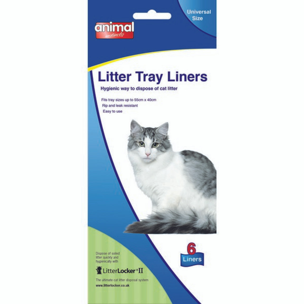 Animal Instincts - Cat Litter Tray Liner Universal 55x40cm (pack of 6)