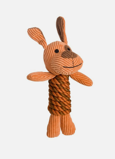House of Paws Brown Cord dog Toy With Rope Body