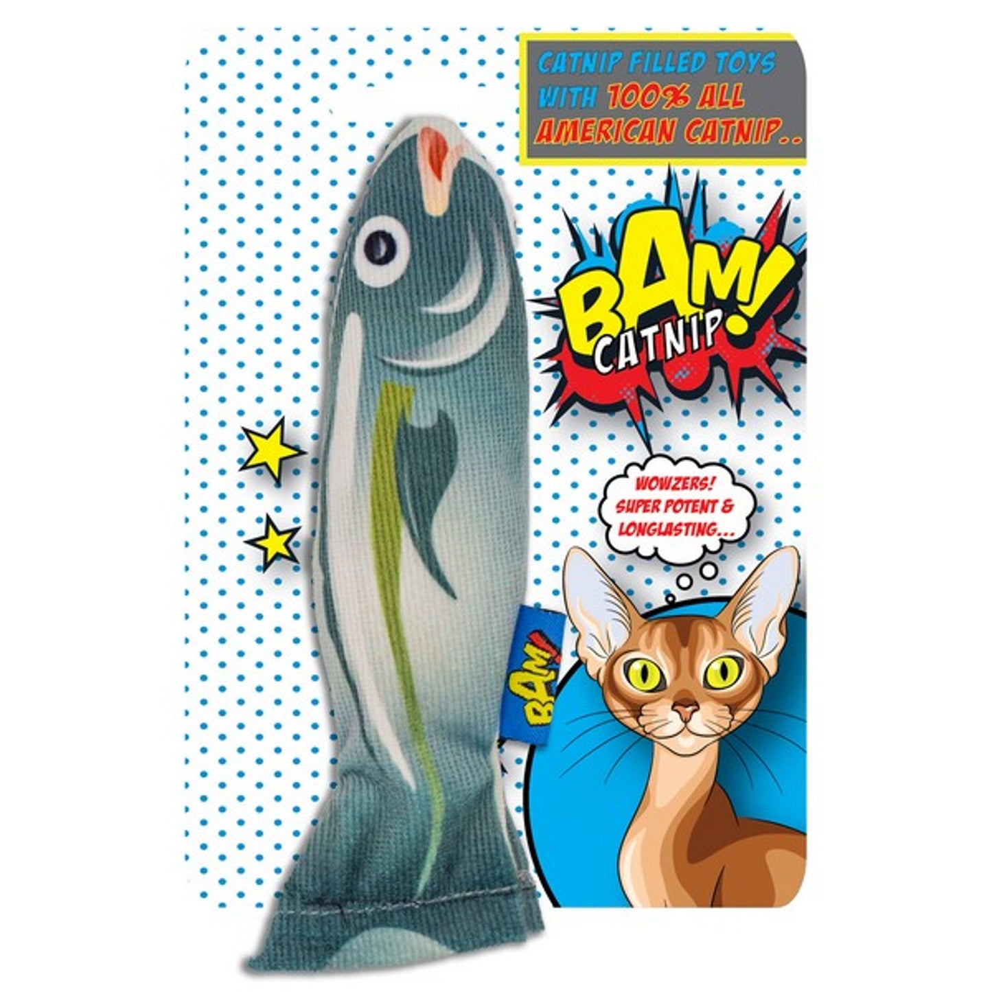 BAM - Catnip Fish Cat Toy