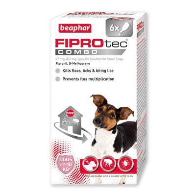 Beaphar - FIPROtec Combo - Small Dog (6 pipettes)