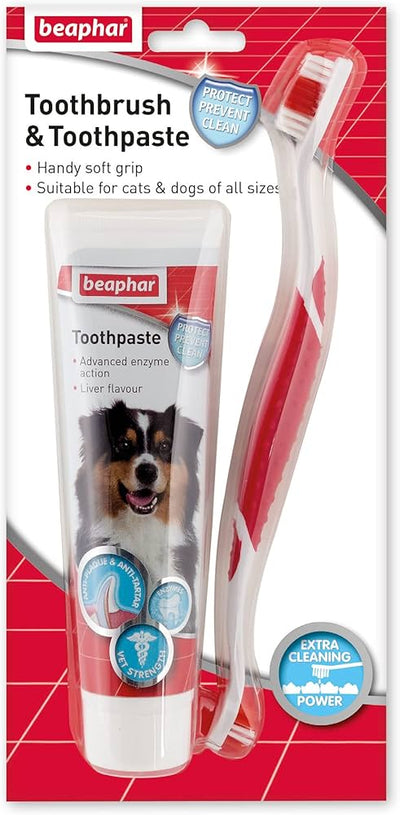 Beaphar - Toothbrush & Toothpaste (100g)