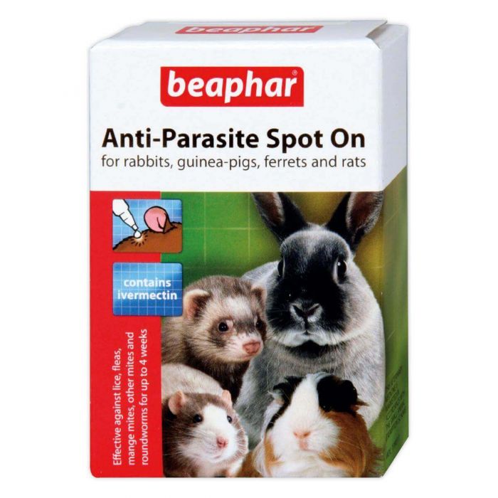 Beaphar - Anti-Parasite Spot On For Rabbits, Guinea Pigs, Ferrets and Rats (35g)