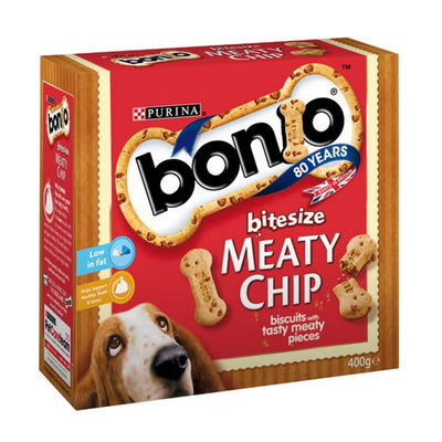 Purina - Bonios Meaty Chips Bite Size (400g)