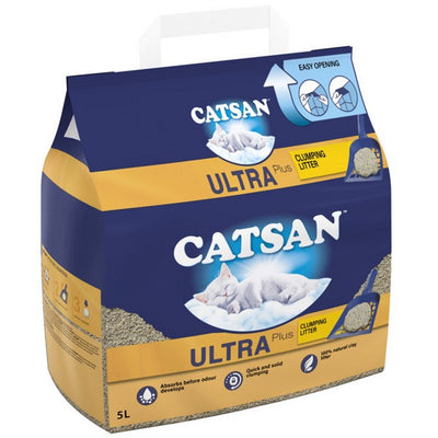 Catsan - Ultra Clumping Odour Control Cat Litter (5L)