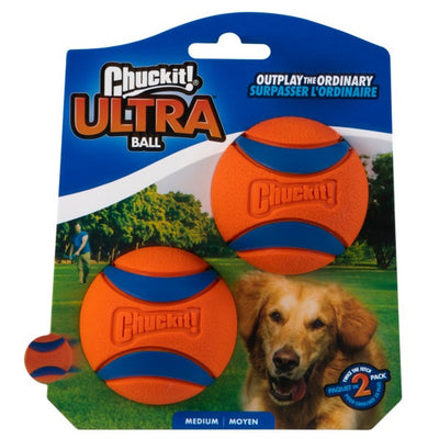 Chuckit! - Ultra Ball 2 Pack Medium (6.5cm)