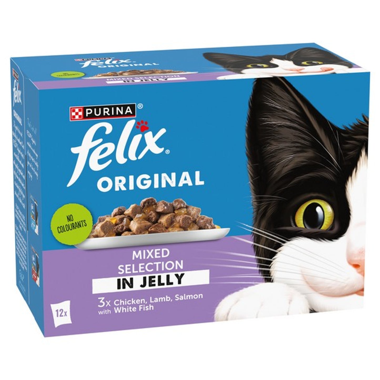 Purina - Felix Original Mixed Selection in Jelly Wet Cat Food (12x85g)