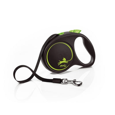 Flexi - Black Design M Tape Green (5mtr)
