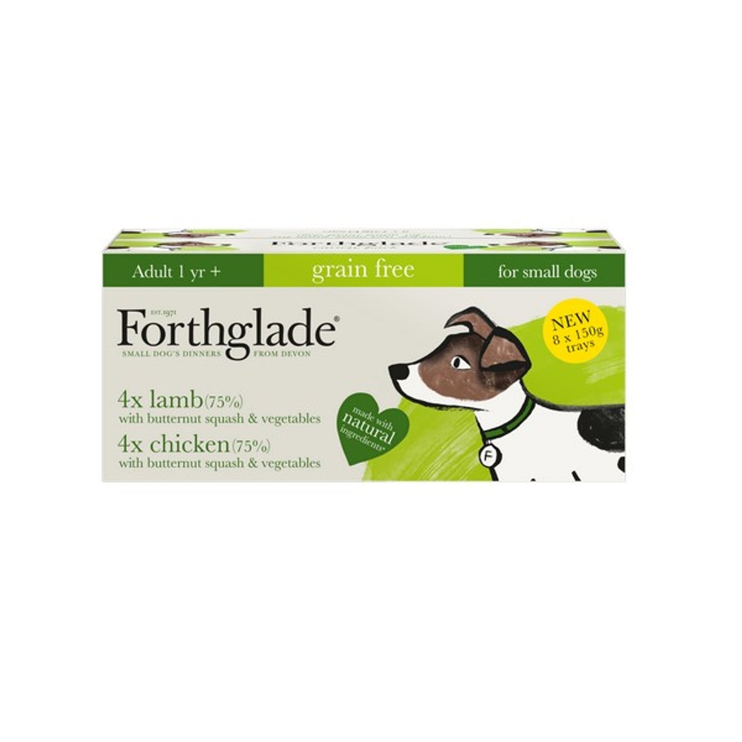 Forthglade - Small Dog Grain Free Variety Chicken & Lamb (8x150g)