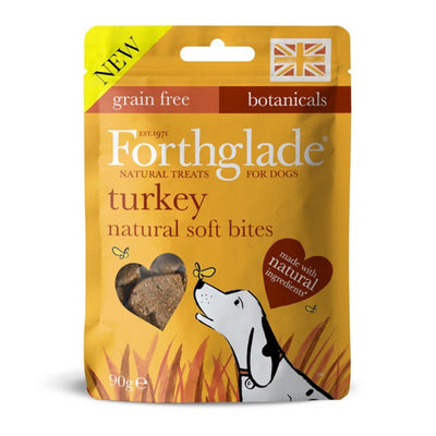 Forthglade - Soft Bites Treats Turkey Grain Free (90g)