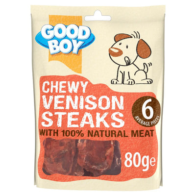 Good Boy - Pawsley & Co Chewy Venison Steaks (80g)