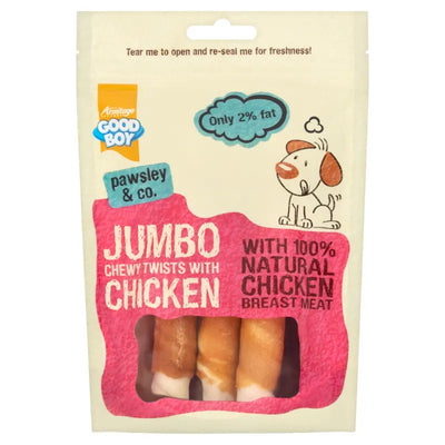 Good Boy - Pawsley & Co Jumbo Chewy Twists With Chicken (100g)