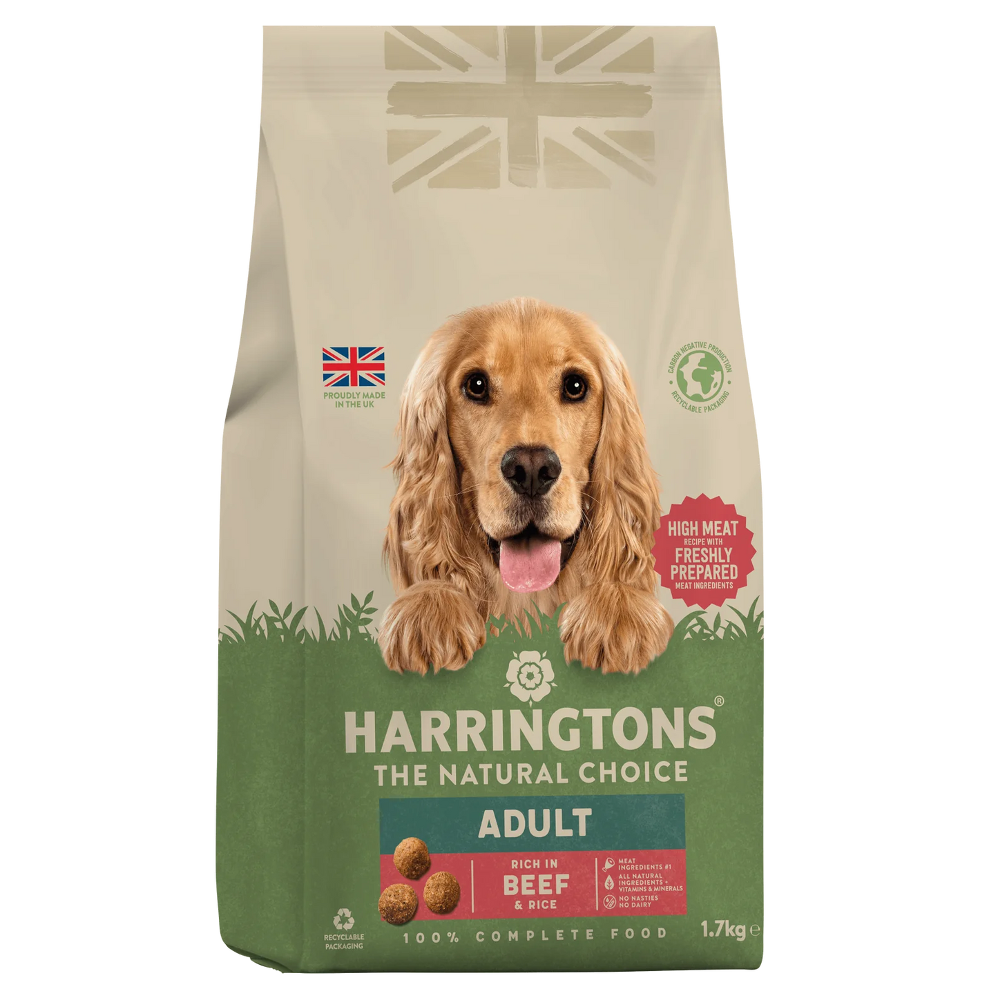 Harringtons - Adult Beef & Rice (1.7kg)
