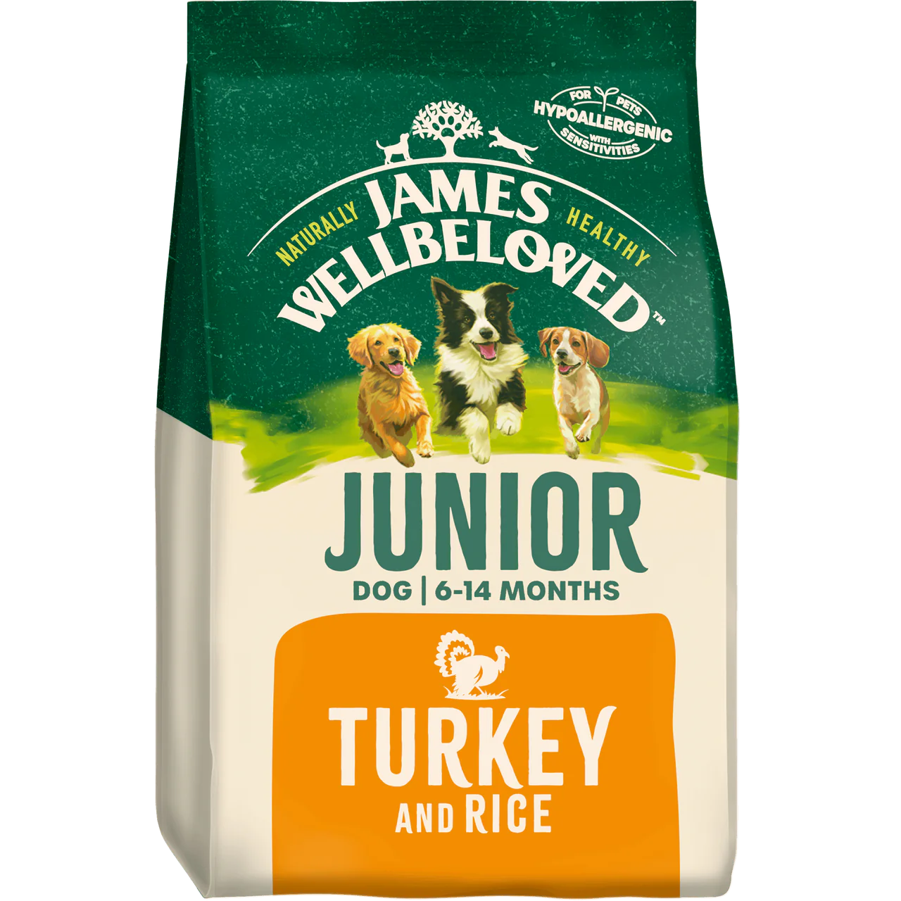 James Wellbeloved - Junior Turkey & Rice (15kg)
