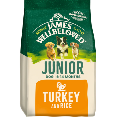 James Wellbeloved - Junior Turkey & Rice (15kg)