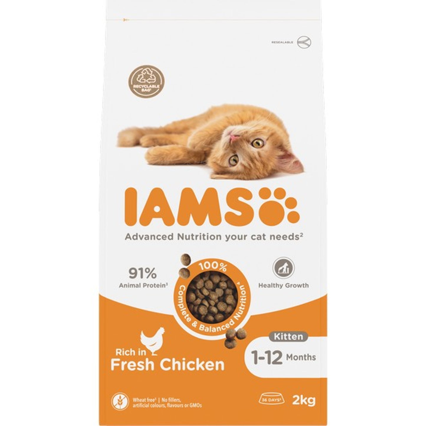 Iams - Vitality Kitten with Chicken (2kg)