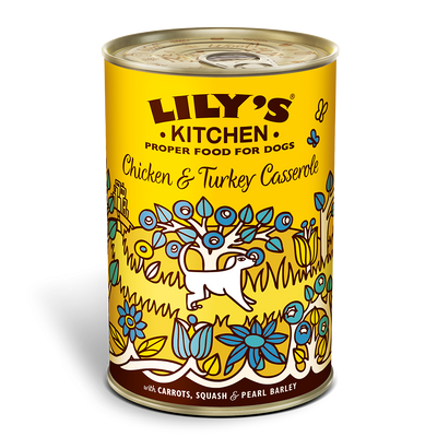Lily's Kitchen - Chicken And Turkey Casserole (400g)