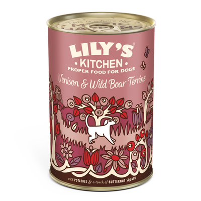 Lily's Kitchen - Venison And Wild Boar Terrine (400g)