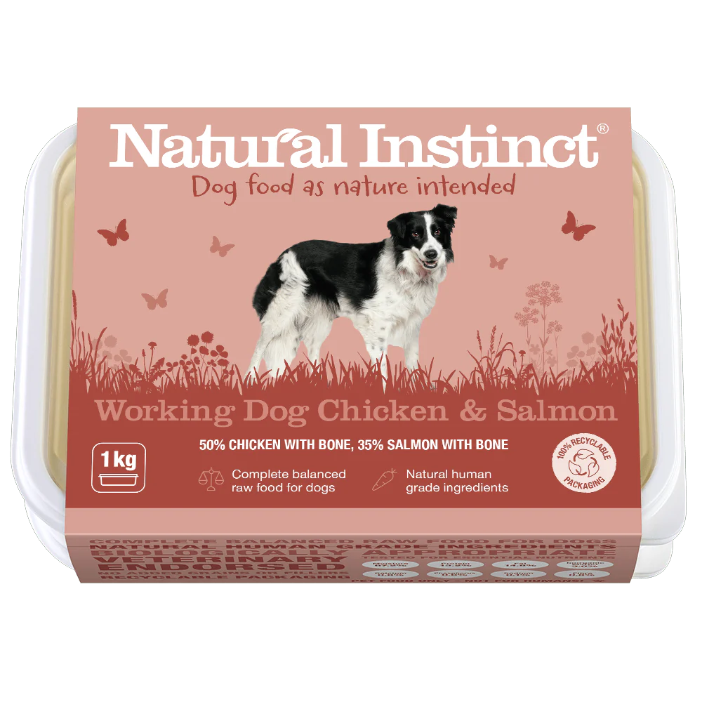 Natural Instinct - Working Dog Chicken and Salmon (2x500g)