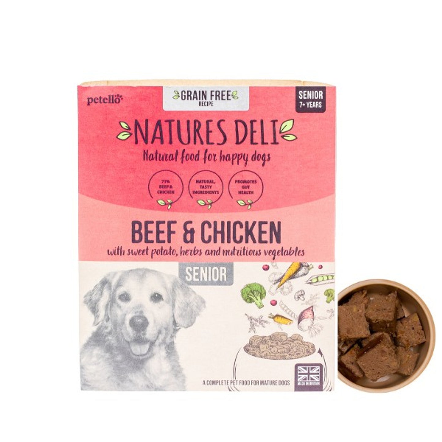 Natures Deli - Senior GF Beef & Chicken (395g)