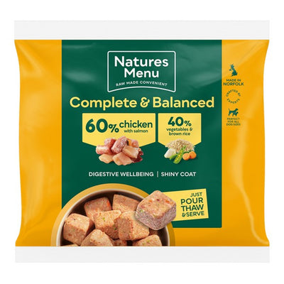 Natures Menu - Frozen Nuggets Chicken Veg and Rice (1kg)