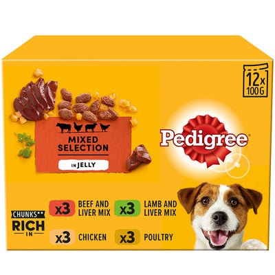 Pedigree - Mixed Selection in Jelly (12x100g)