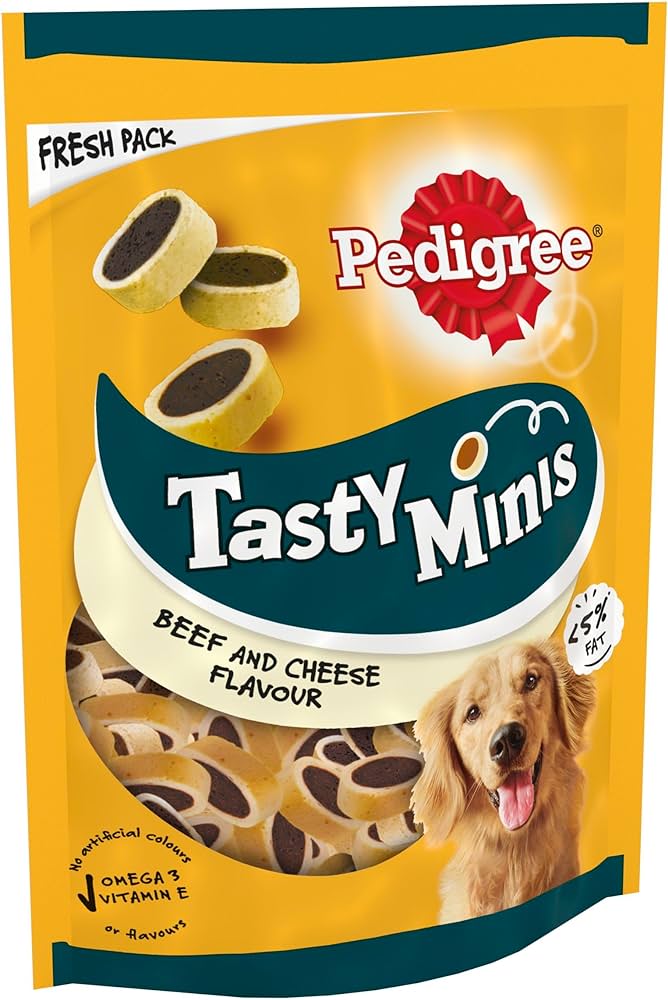 Pedigree - Tasty Minis Cheese and Beef (140g)