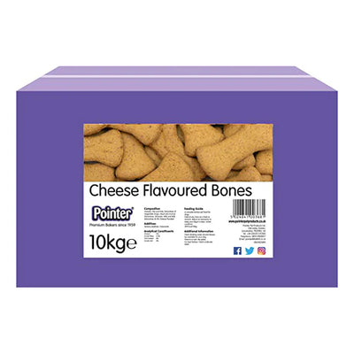 Pointer - Cheese Flavoured Bones (10kg box)