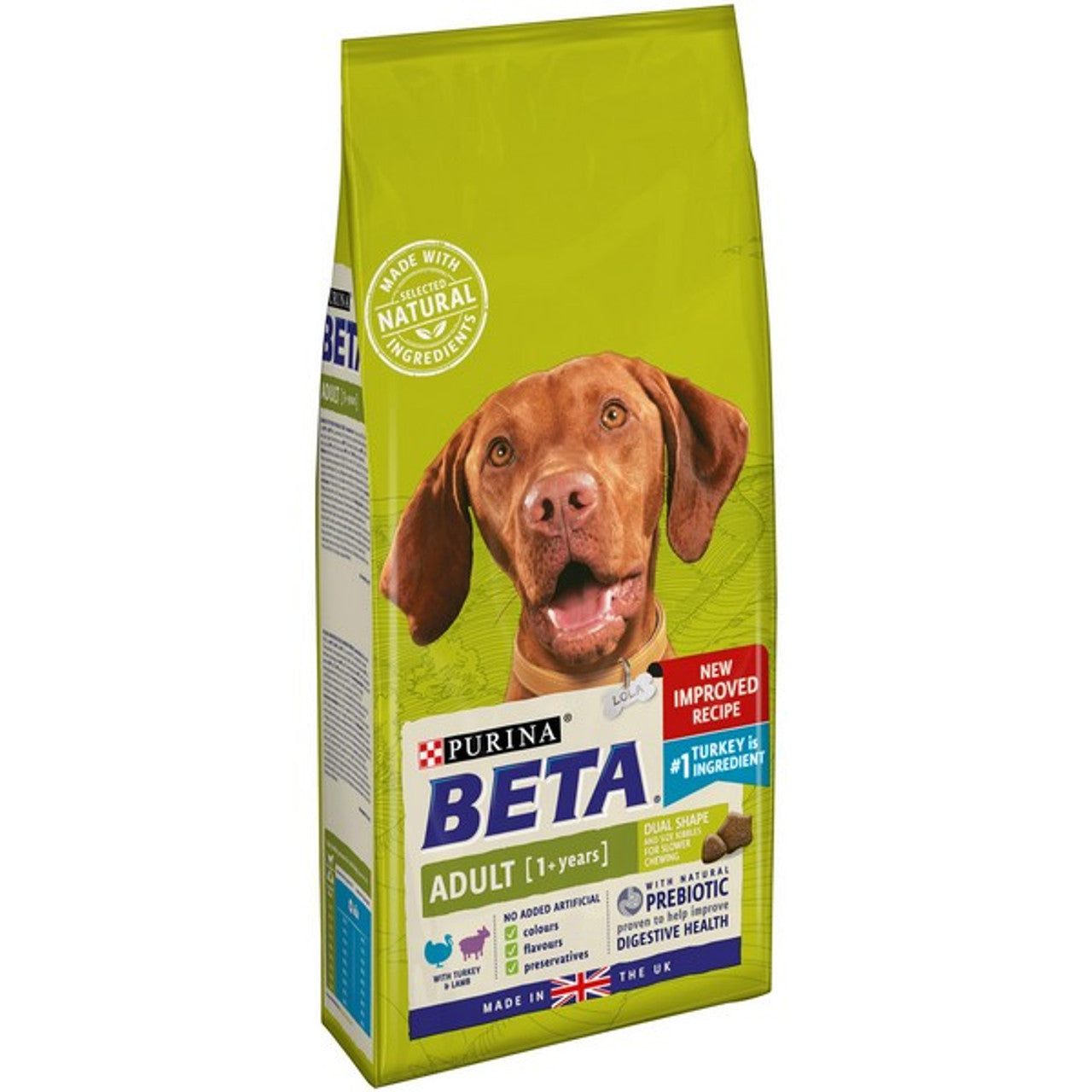 Purina - Beta Adult Dry Dog Food with Turkey and Lamb (2kg)