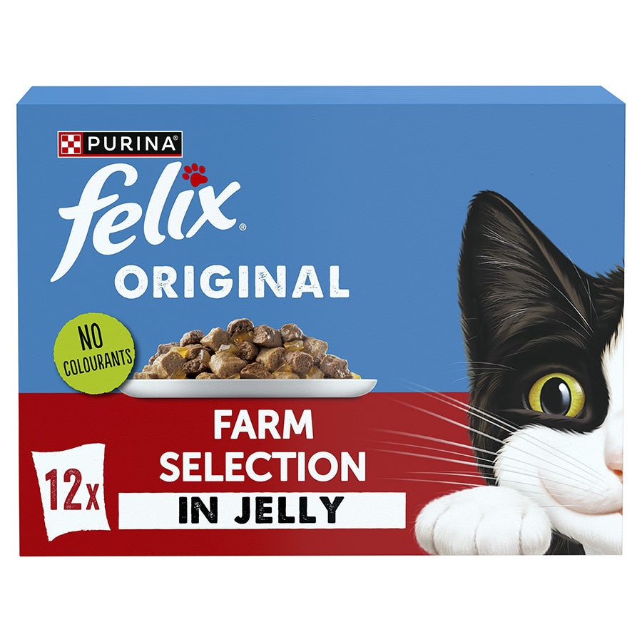 Felix - Farm Selection In Jelly Cat Food (12 x 85g)