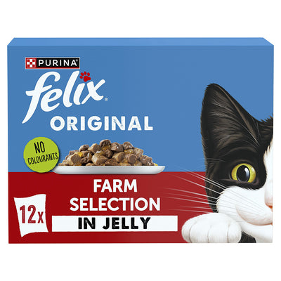 Felix - Farm Selection In Jelly Cat Food (12 x 85g)