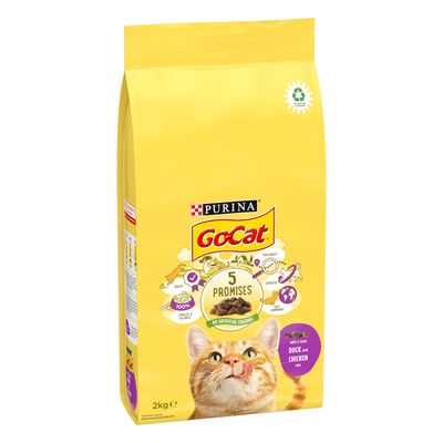 Purina - Go Cat Complete Vitality Plus Chicken & Duck (2kg)
