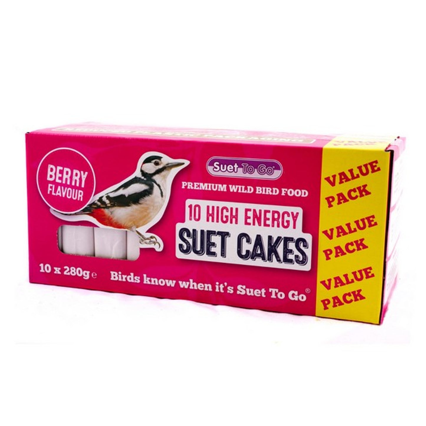 Suet to Go - Block Berry Value Box (10 x 280g)