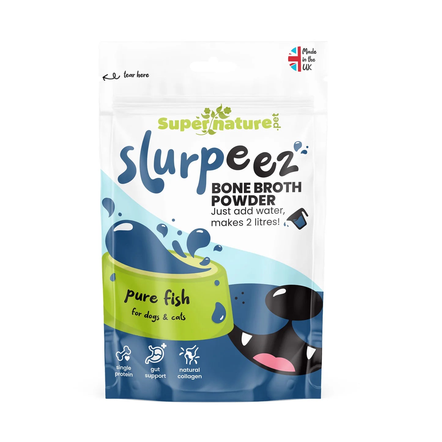 Super Nature - Slurpeez Bone Broth Powder Pure Fish Flavour (60g)