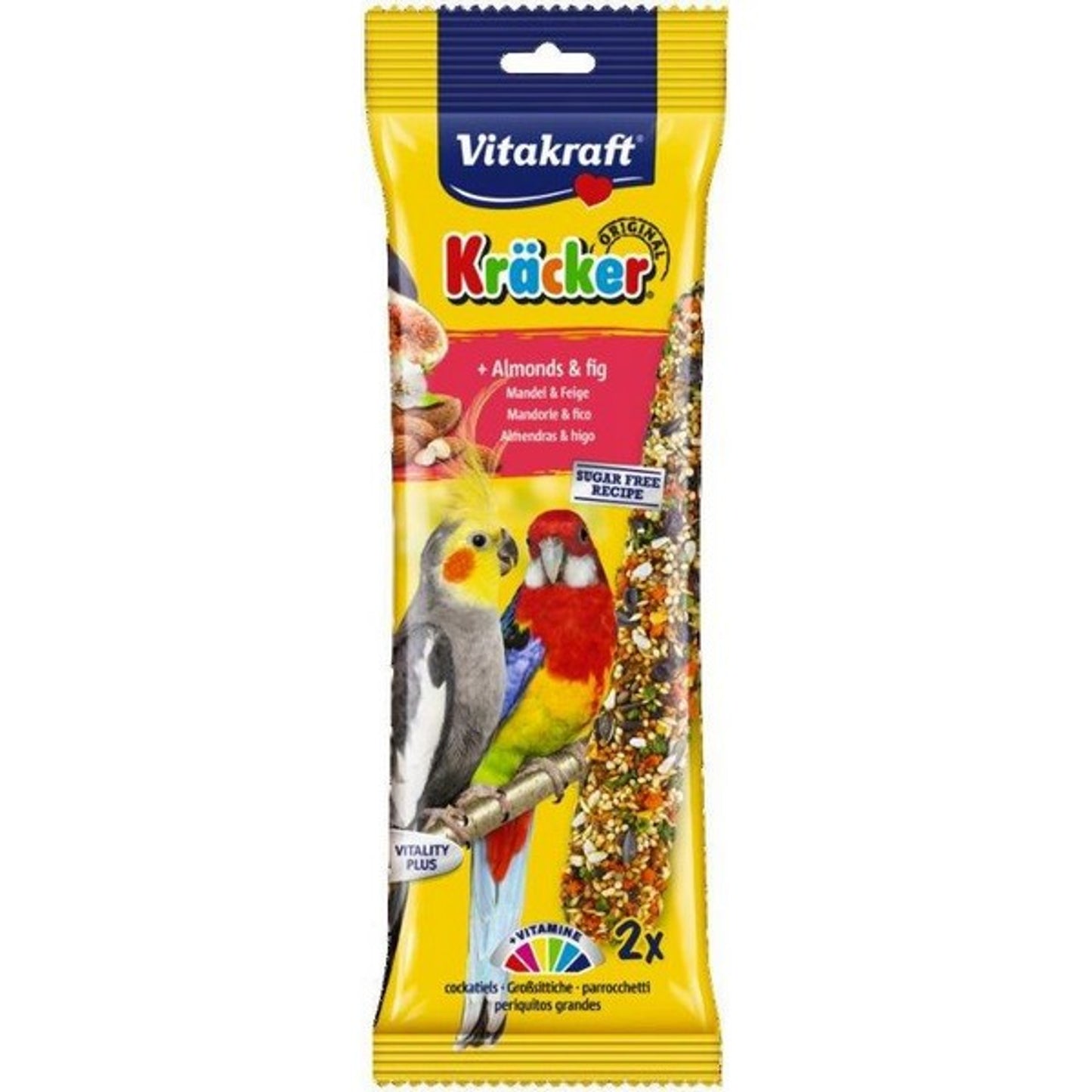 Vitakraft - Kracker Cockatiel Almond & Fig
