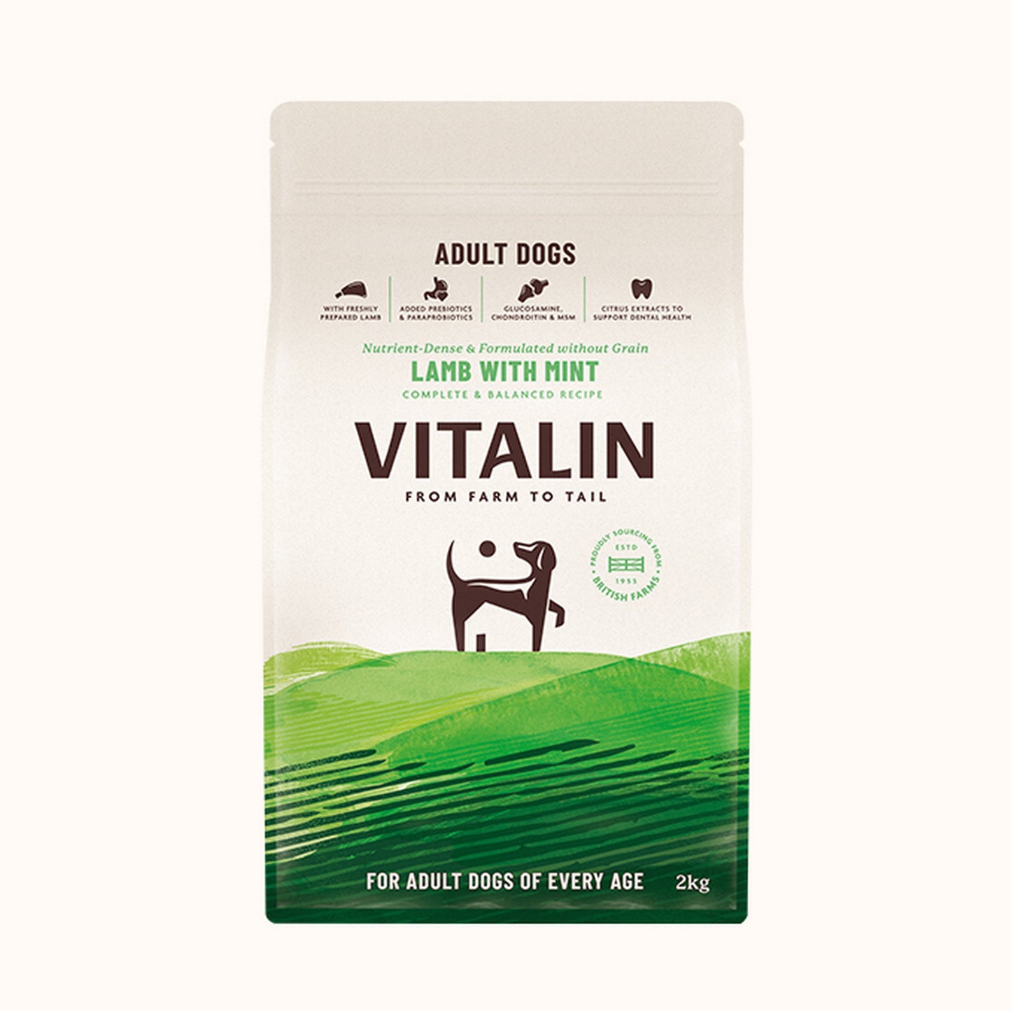 Vitalin - Adult Lamb with Mint (2kg)