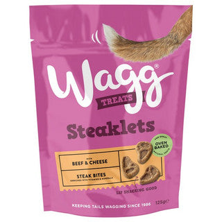 Wagg - Grain Free Steaklets Treats (125g)