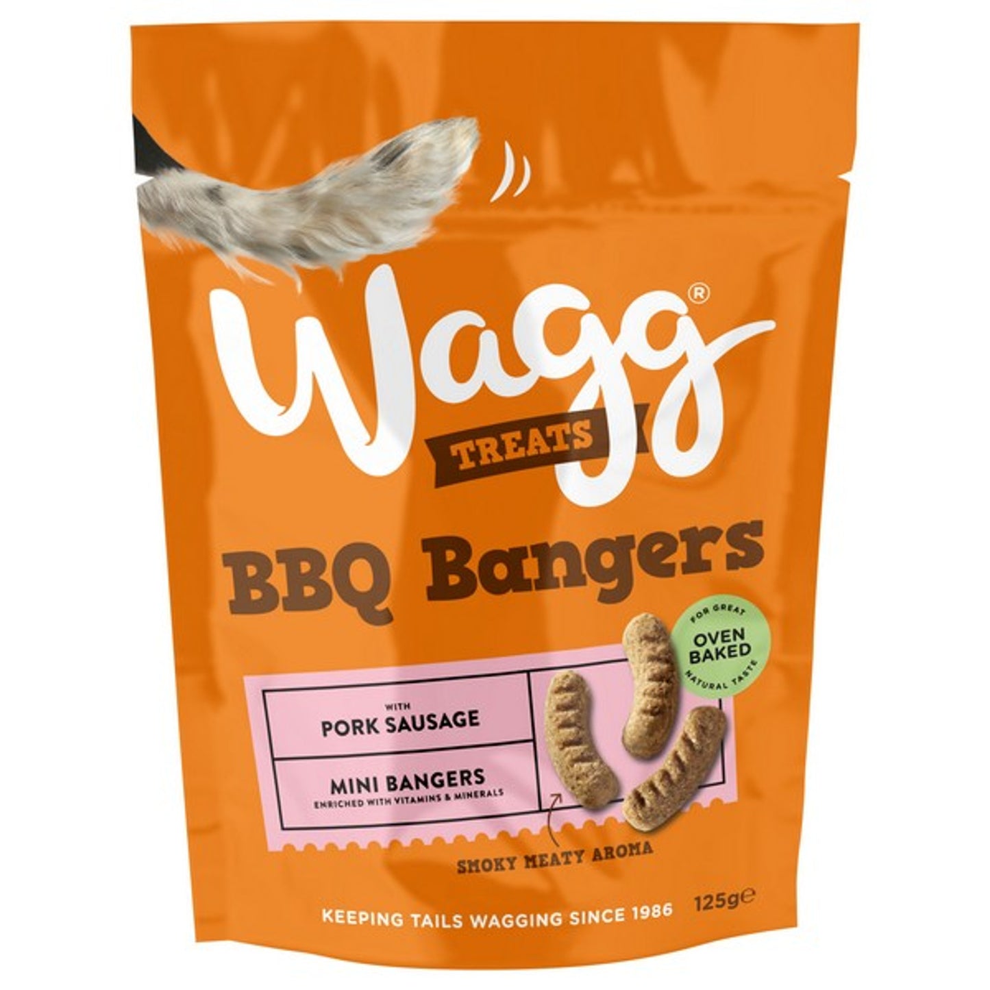 Wagg - BBQ Bangers Grain Free Treats (125g)