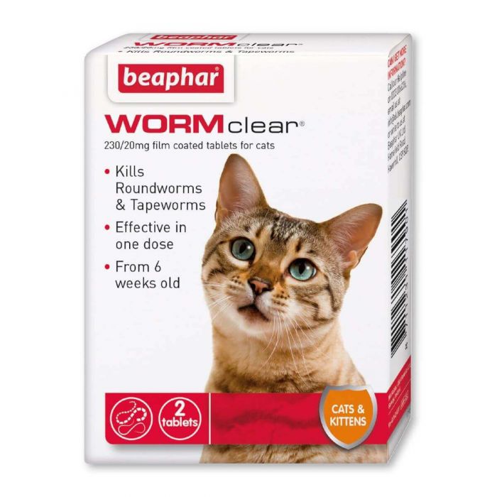Beaphar - Worm Clear Cats & Kittens (20mg tablet)