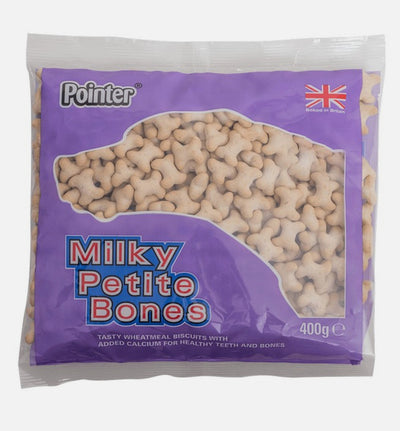 Pointer Milky Petite Bones 400g