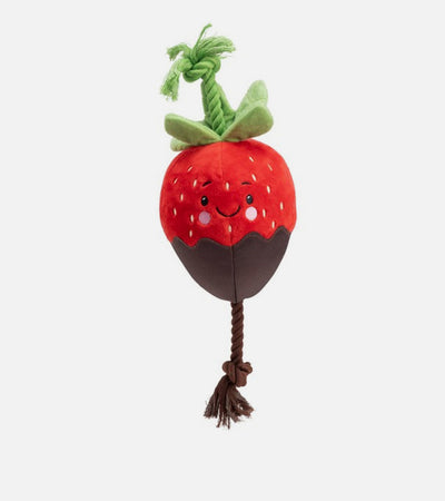 House of Paws Chocolate Dipped Strawberry Plush Toy