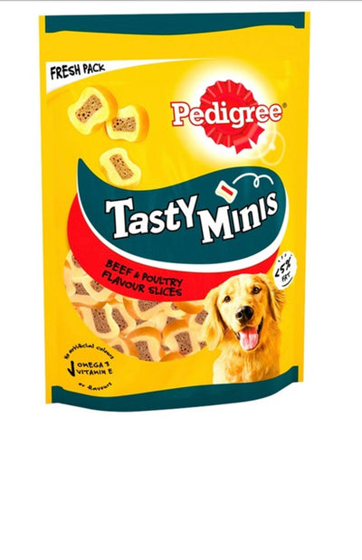 Pedigree - Tasty Minis Beef and Poultry (155g)